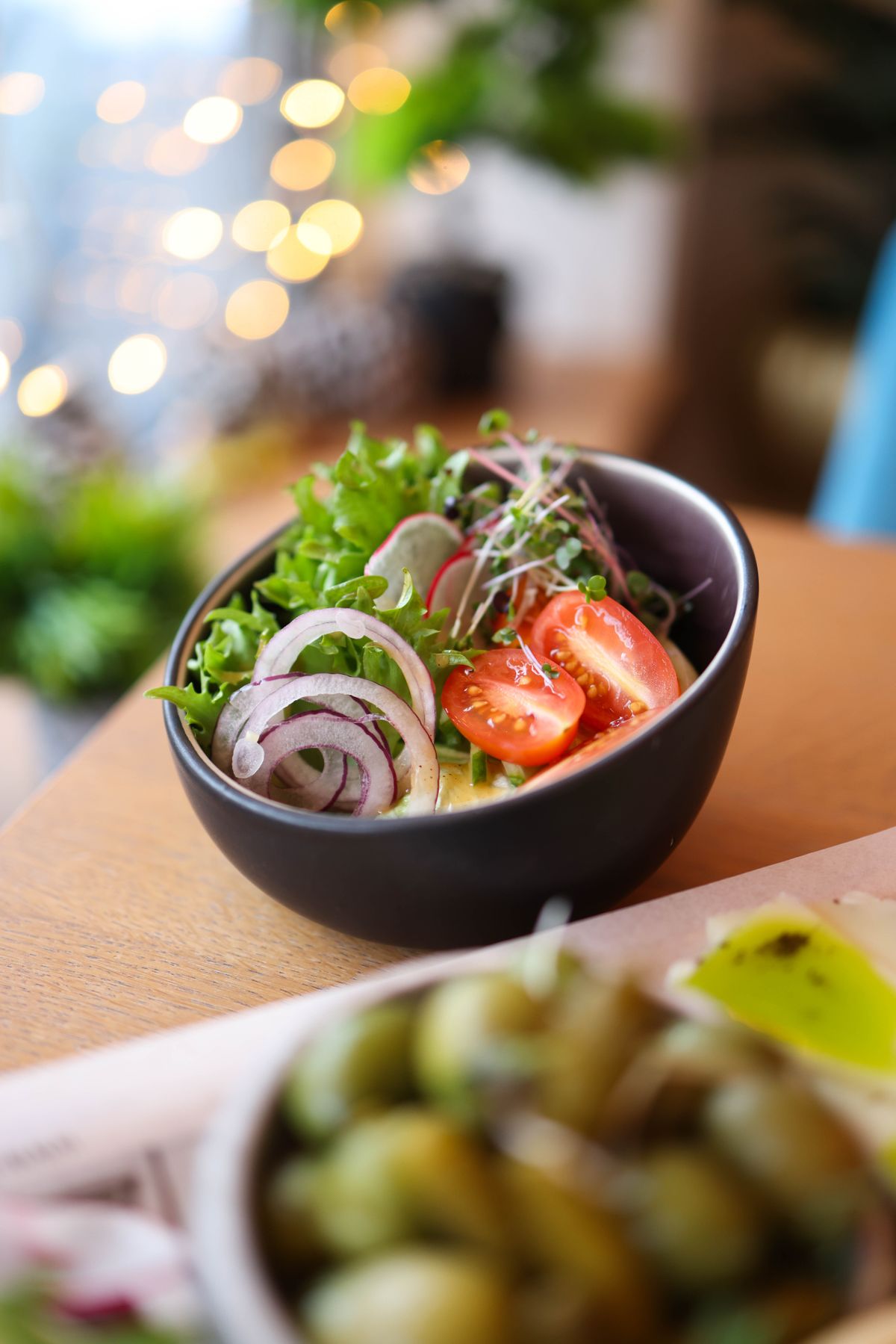 Fresh vegetable salad bowl