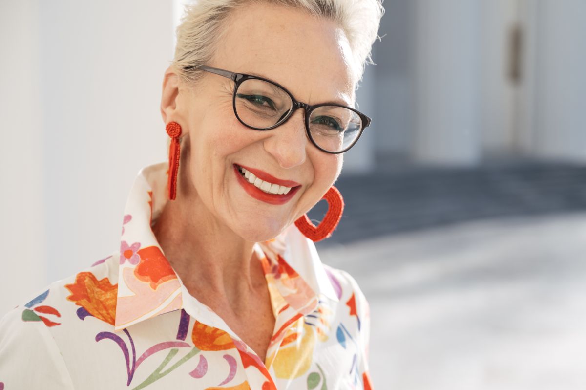 Portrait of a smiling mature woman