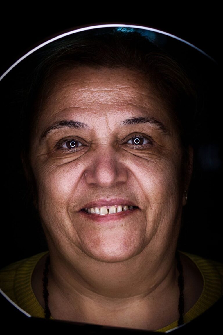 Smiling mature woman portrait