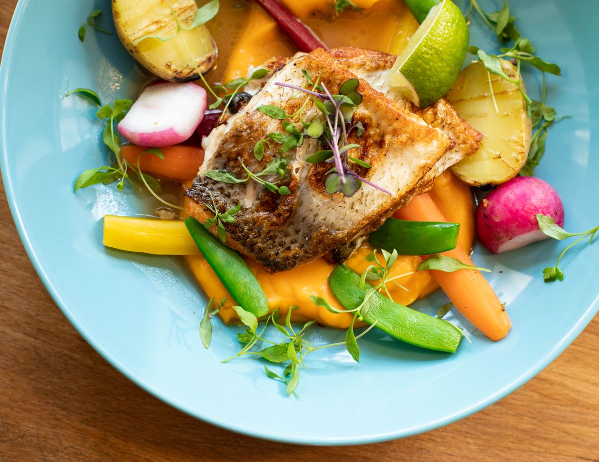 A plate of nourishing wholefoods